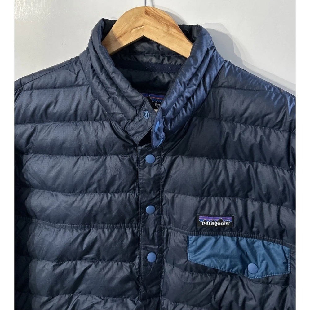 Patagonia Mens Down Snap-T Pullover 600 DOWN Puffer Jacket 27246 Med